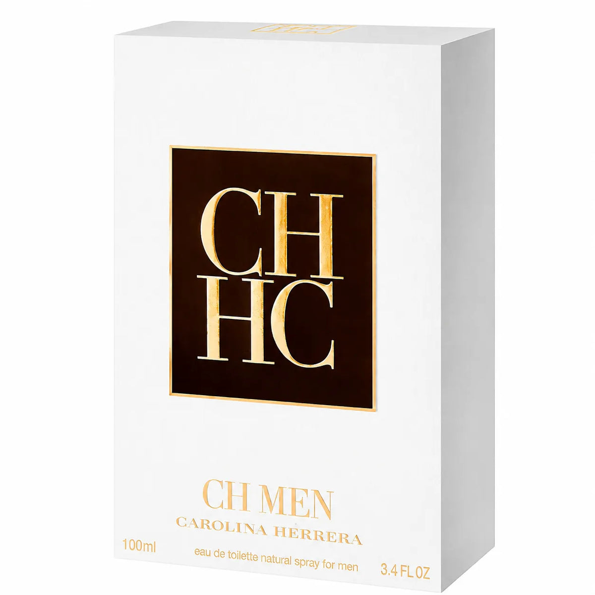 Caja de presentación oficial del perfume masculino Carolina Herrera CH Men 100ml