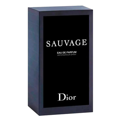 Caja de presentación oficial del perfume para hombre Dior Sauvage Eau de Parfum 100ml