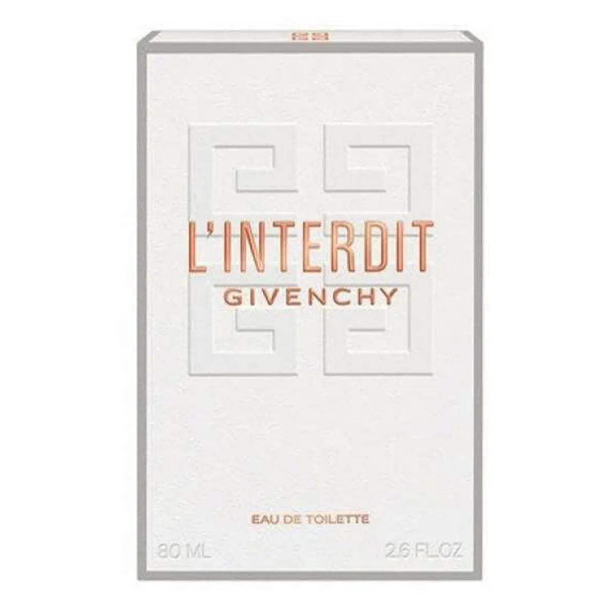 Caja de presentación oficial del perfume para mujer Givenchy L'Interdit Eau de Toilette 80ml