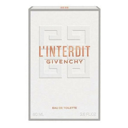 Caja de presentación oficial del perfume para mujer Givenchy L'Interdit Eau de Toilette 80ml