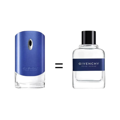 Caja de presentación oficial del perfume Givenchy Pour Homme Blue Label 100ml