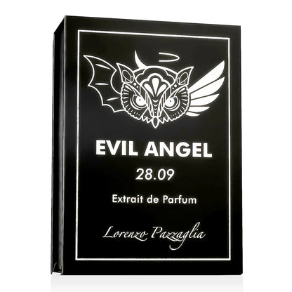 Caja de presentación oficial del perfume Lorenzo Pazzaglia Evil Angel 28.09 50ml