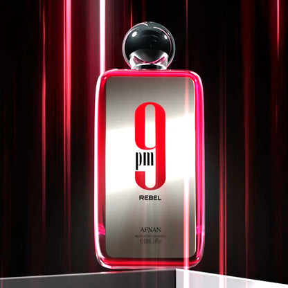 Caja original del perfume 9 PM Rebel Afnan 100ml EDP