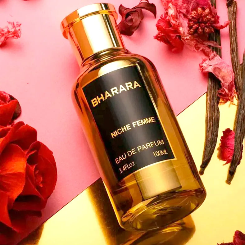 Frasco del perfume Bharara Niche Femme diseño elegante y femenino