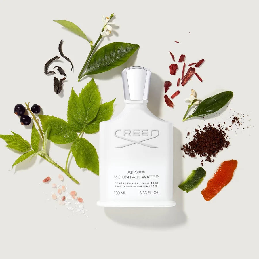Caja original del perfume Creed Silver Mountain Water 100ml