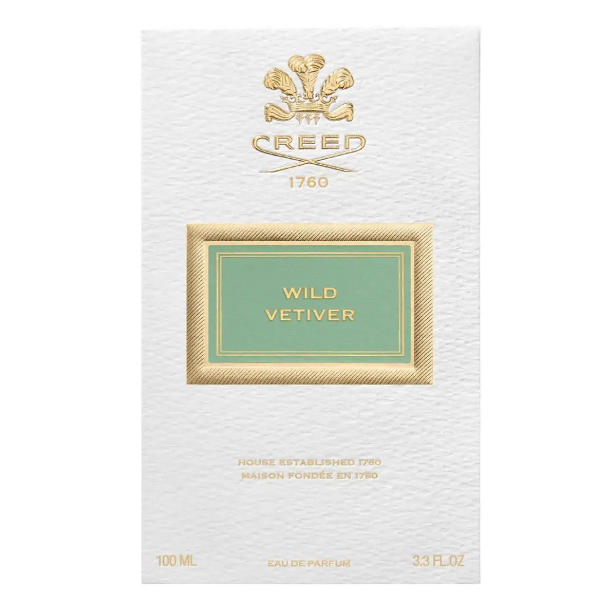 Caja original del perfume Creed Wild Vetiver 100ml EDP