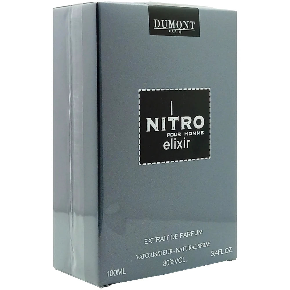 caja Dumont Nitro Elixir Eau de Parfum 100 ml para hombre con presentación original