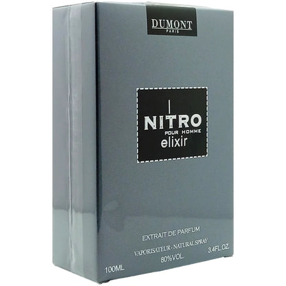 caja Dumont Nitro Elixir Eau de Parfum 100 ml para hombre con presentación original