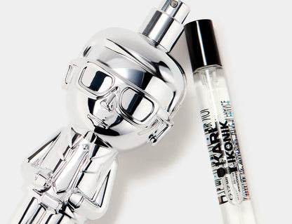 Vista frontal del estuche Ikonik Karl Lagerfeld set hombre