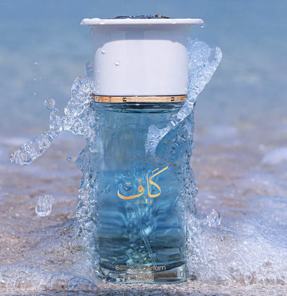 Frasco del perfume Kaaf Ahmed Al Maghribi con diseño elegante