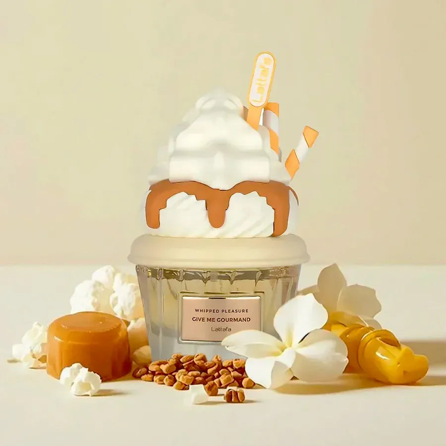 Vista frontal del perfume Lattafa Whipped Pleasure para mujer