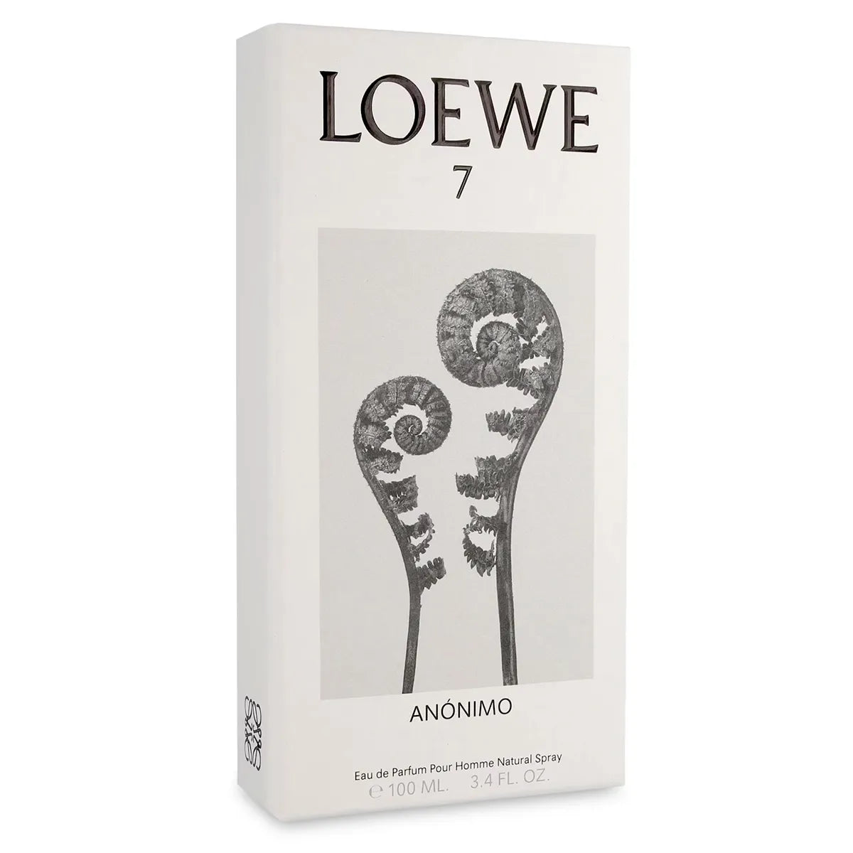 Caja Loewe 7 Anonimo Hombre EDP 100ml presentación original de perfume masculino