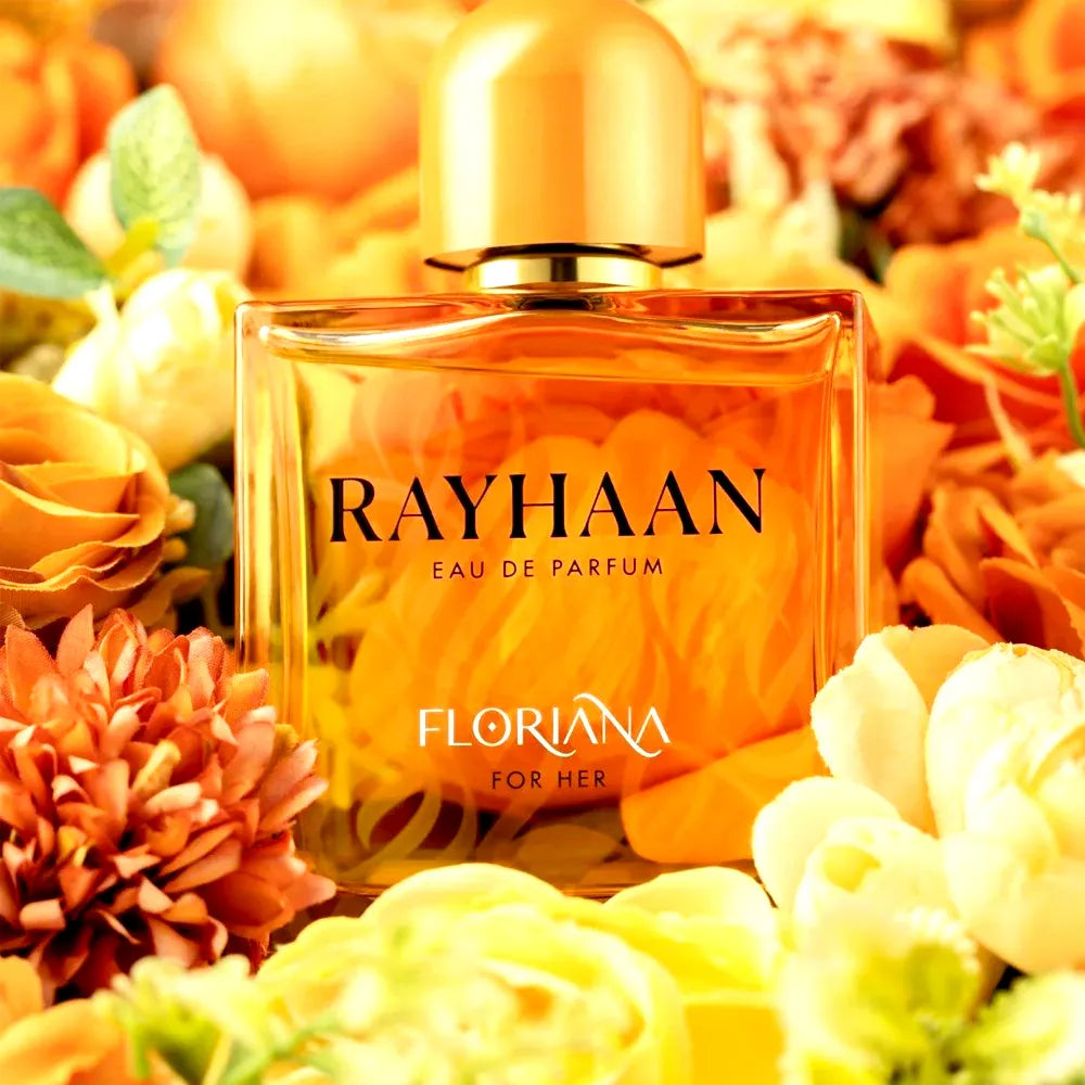 Caja original del perfume Rayhaan Floriana 100ml EDP