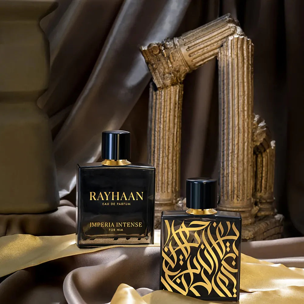 Caja original del perfume Rayhaan Imperia Intense 100ml