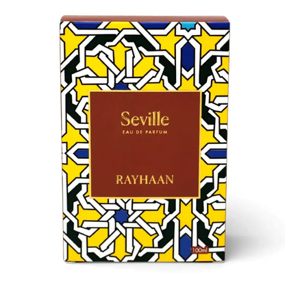 Caja original del perfume Rayhaan Seville 100ml