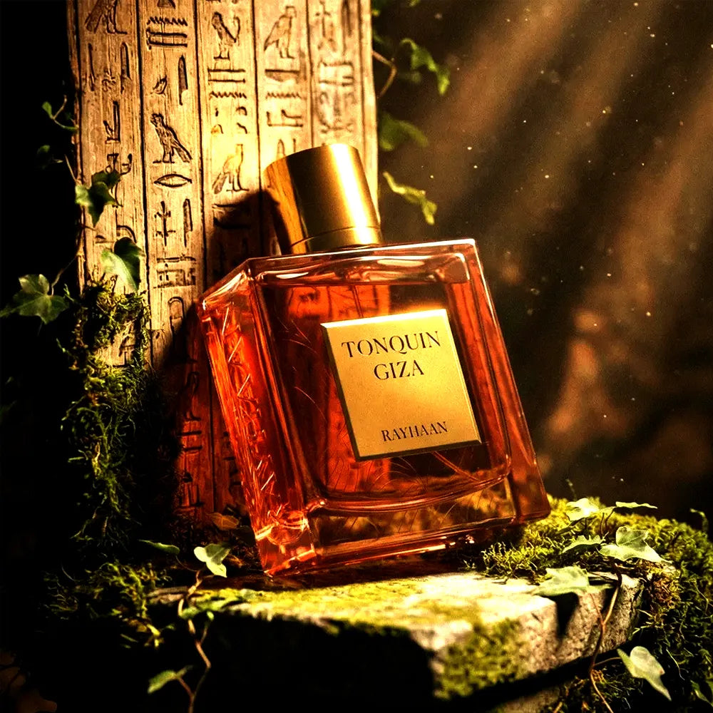 Caja original del perfume Rayhaan Tonquin Giza 100ml