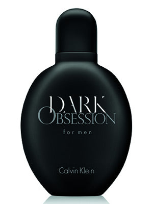 Vista frontal del perfume Calvin Klein Dark Obsession hombre