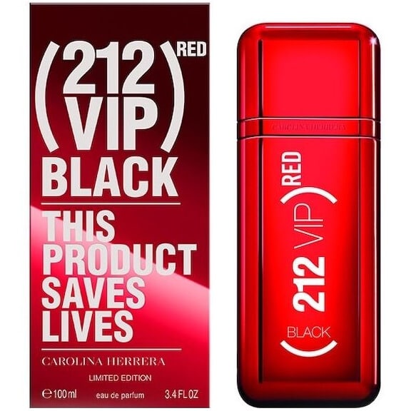 Perfume Carolina Herrera 212 Vip Black Red 100 ml