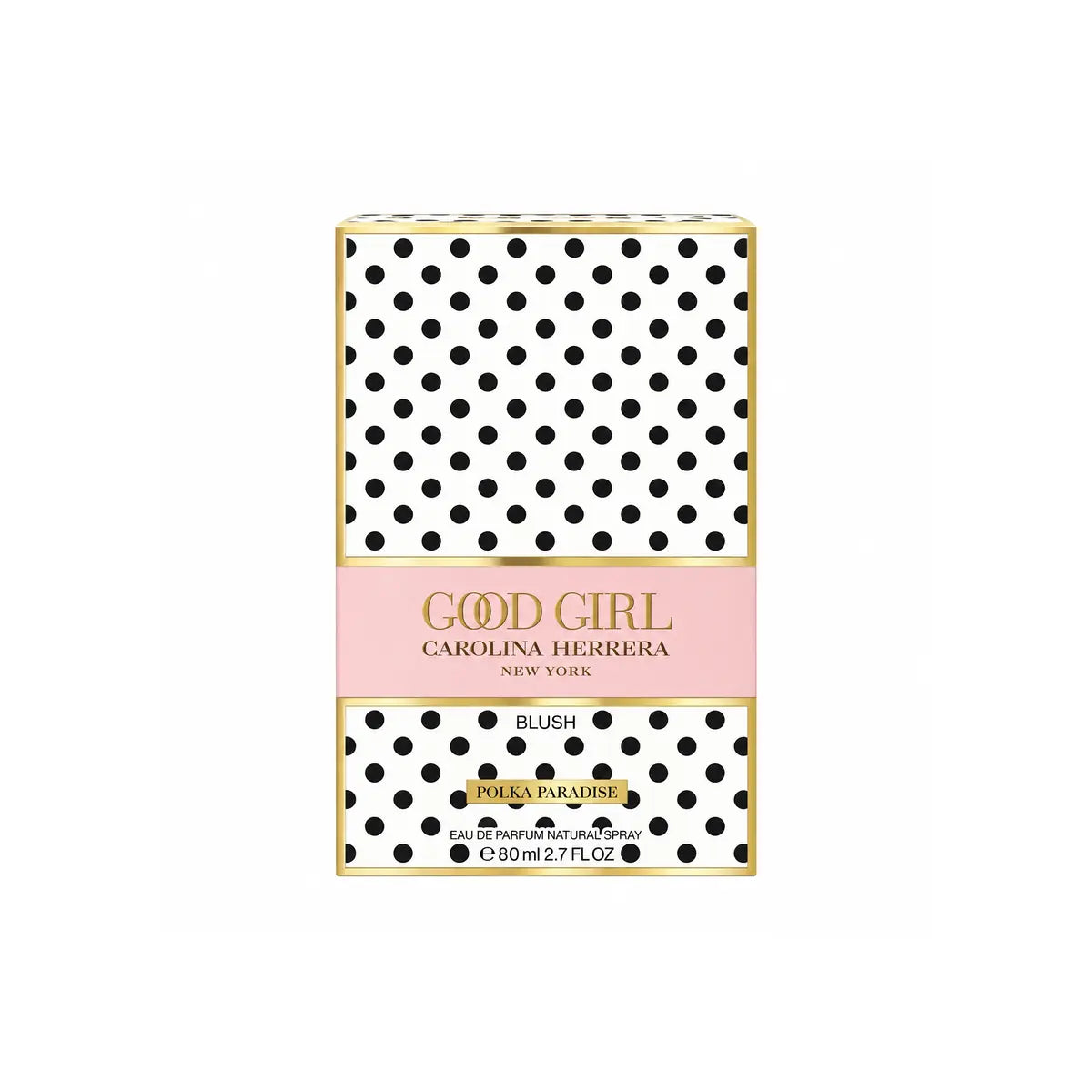 caja del perfume carolina herrera good girl blush polka paradise edp 80 ml mujer