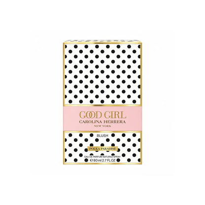 caja del perfume carolina herrera good girl blush polka paradise edp 80 ml mujer
