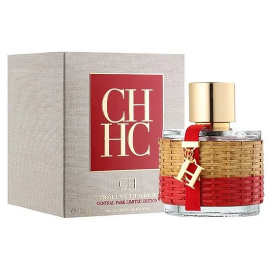 perfume original carolina herrera central park para mujer frasco de 100ml eau de toilette