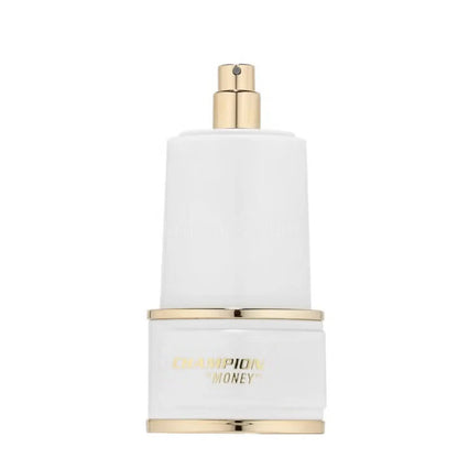 Vista lateral del perfume Champion Money Fragrance World 100ml