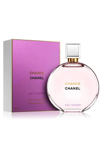 Detalle del frasco Chanel Chance Eau Tendre Eau De Parfum 100ml