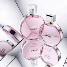 Vista lateral del perfume Chanel Chance Eau Tendre Eau De Parfum 100ml