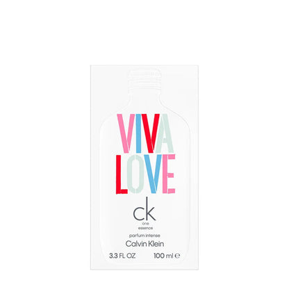 Frasco original del perfume CK One Essence Viva Love Parfum Intense