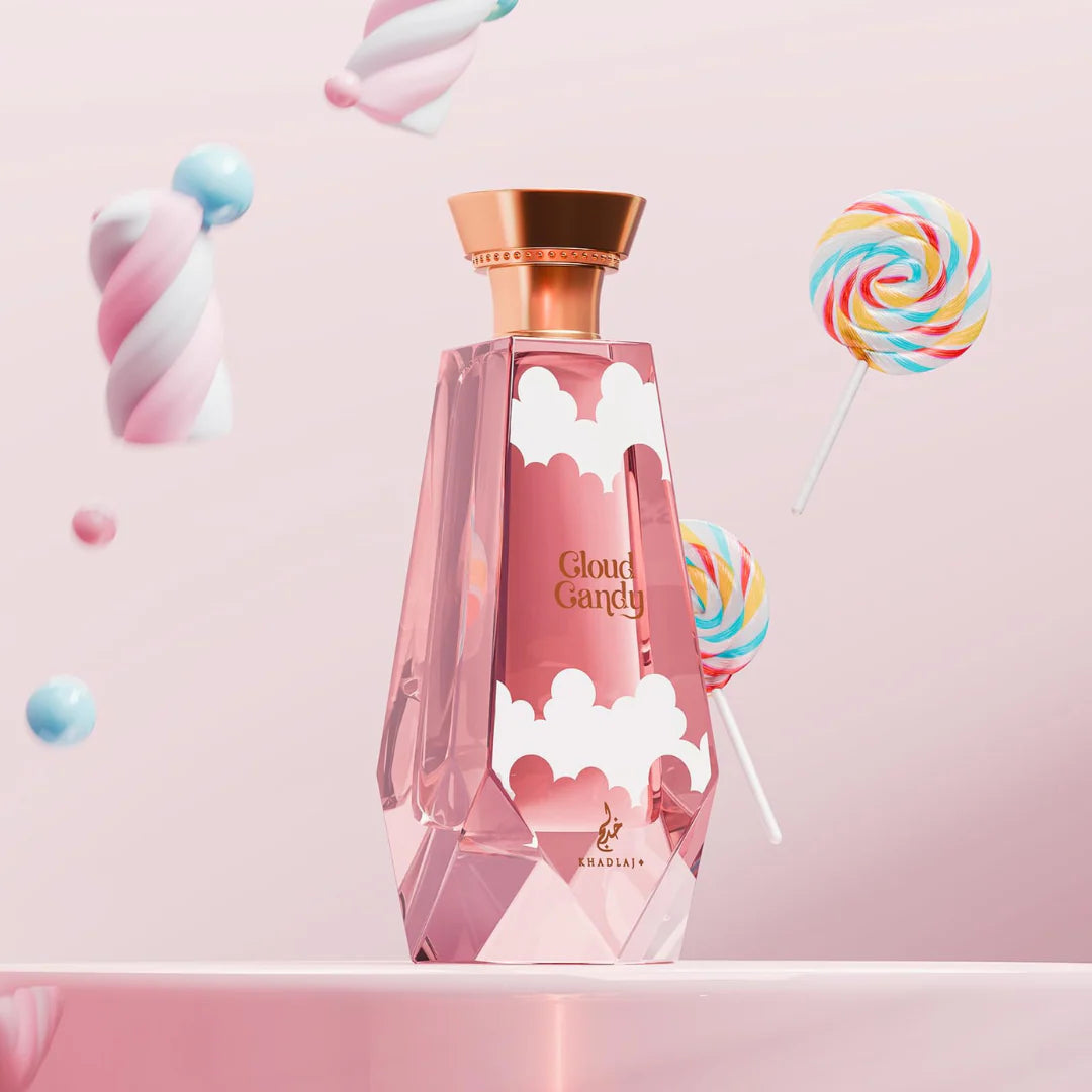 Fragancia cloud candy khadlaj aroma dulce moderno elegante ideal para mujer