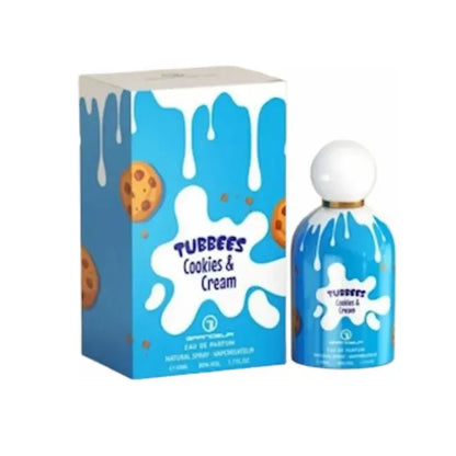 Fragancia femenina Tubbees Cookies & Cream con notas de galleta vainilla y crema