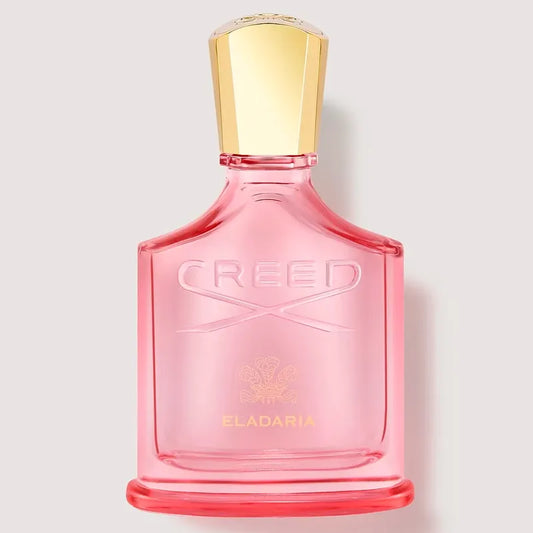 Botella de lujo Creed Eladaria Eau de Parfum 75ml para mujer con diseño elegante y detalles dorados