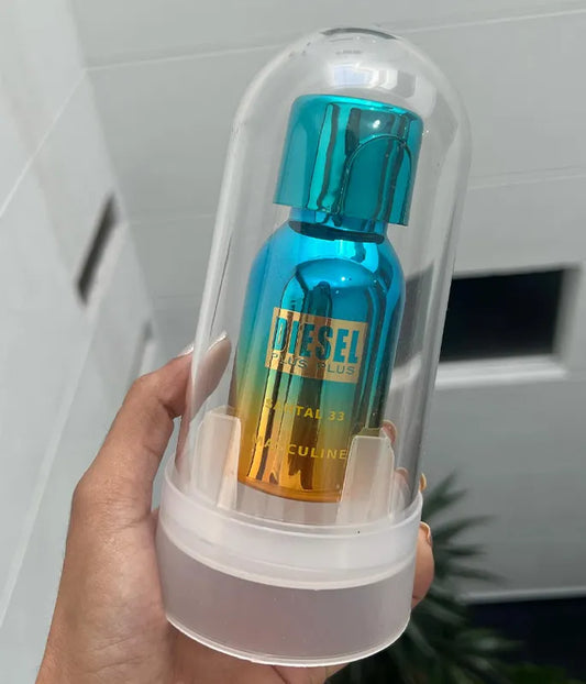 perfume original diesel santal 33 plus plus masculine para hombre frasco de 75ml eau de toilette con aroma amaderado y sofisticado