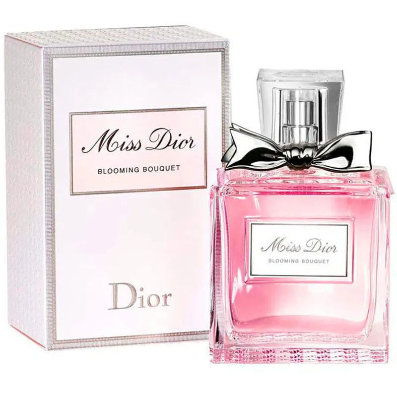 Frasco de Dior Miss Dior Blooming Bouquet EDT 100 ml, perfume floral fresco para mujer
