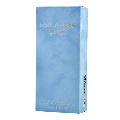 Caja y frasco de Light Blue Dolce & Gabbana Eau de Toilette 100 ml para mujer.
