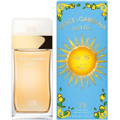 light blue sun dolce gabbana mujer