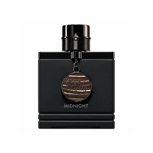 frasco de perfume dubai nights midnight de armaf edp 100 ml para hombre