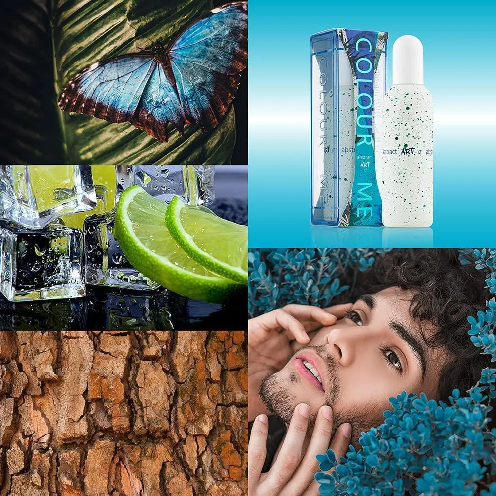 Milton Lloyd Colour Me Abstract Art eau de parfum masculino 100ml fragancia intensa amaderada especiada