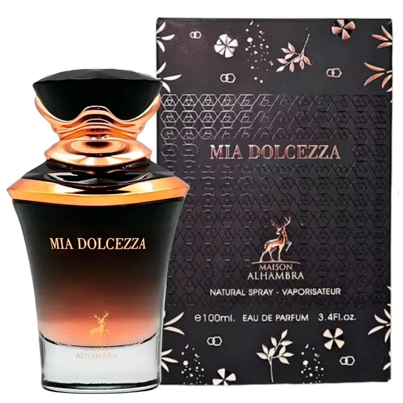 Perfume para mujer Mia Dolcezza EDP 100ml con aroma dulce y cremoso de vainilla y flores
