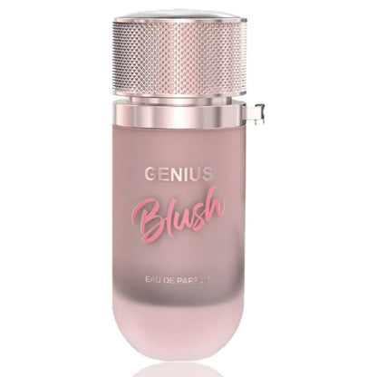 Perfume de mujer Emper Genius Blush con notas florales y frutales diseño sofisticado y tapa metálica