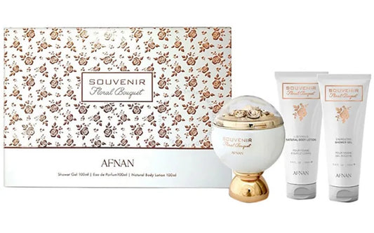 Estuche Afnan Souvenir Floral Bouquet Set para mujer EDP 100ml con exquisita fragancia floral bouquet
