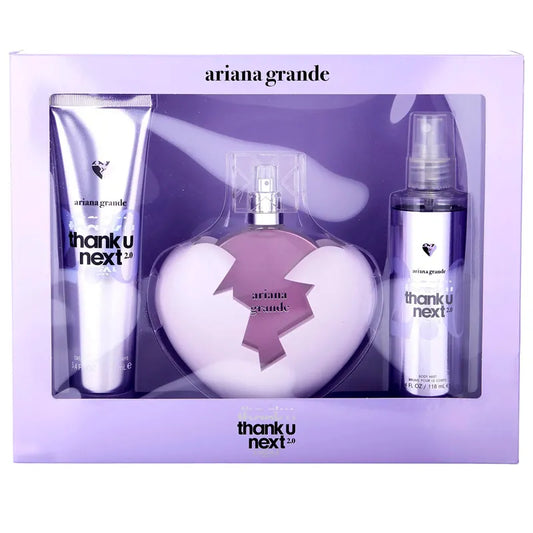 Estuche Ariana Grande Thank U Next 20 Set para mujer EDP 100ml con moderna fragancia floral gourmand
