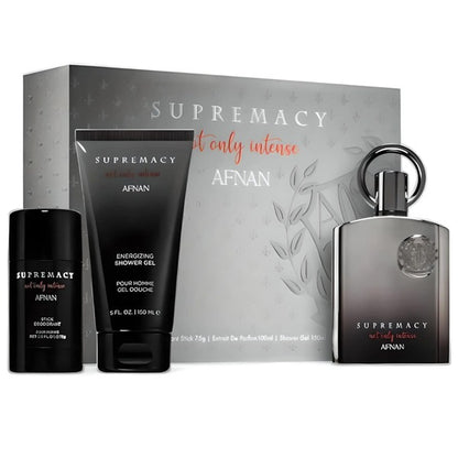 Estuche Supremacy Not Only Intense Afnan Set Hombre Edp 100ml