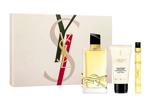 estuche set perfumes libre de ysl eau de parfum set mujer floral oriental con lavanda azahar y vainilla