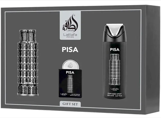 Estuche Pisa Lattafa Pride set 100ml para hombre perfume original