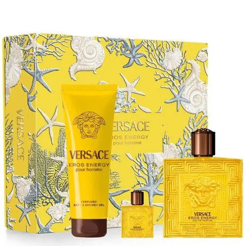 Caja del set de perfumes original Versace Eros Energy Eau de Parfum