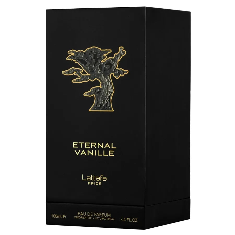 Caja Eternal Vanille Lattafa Pride 100 ml presentación original