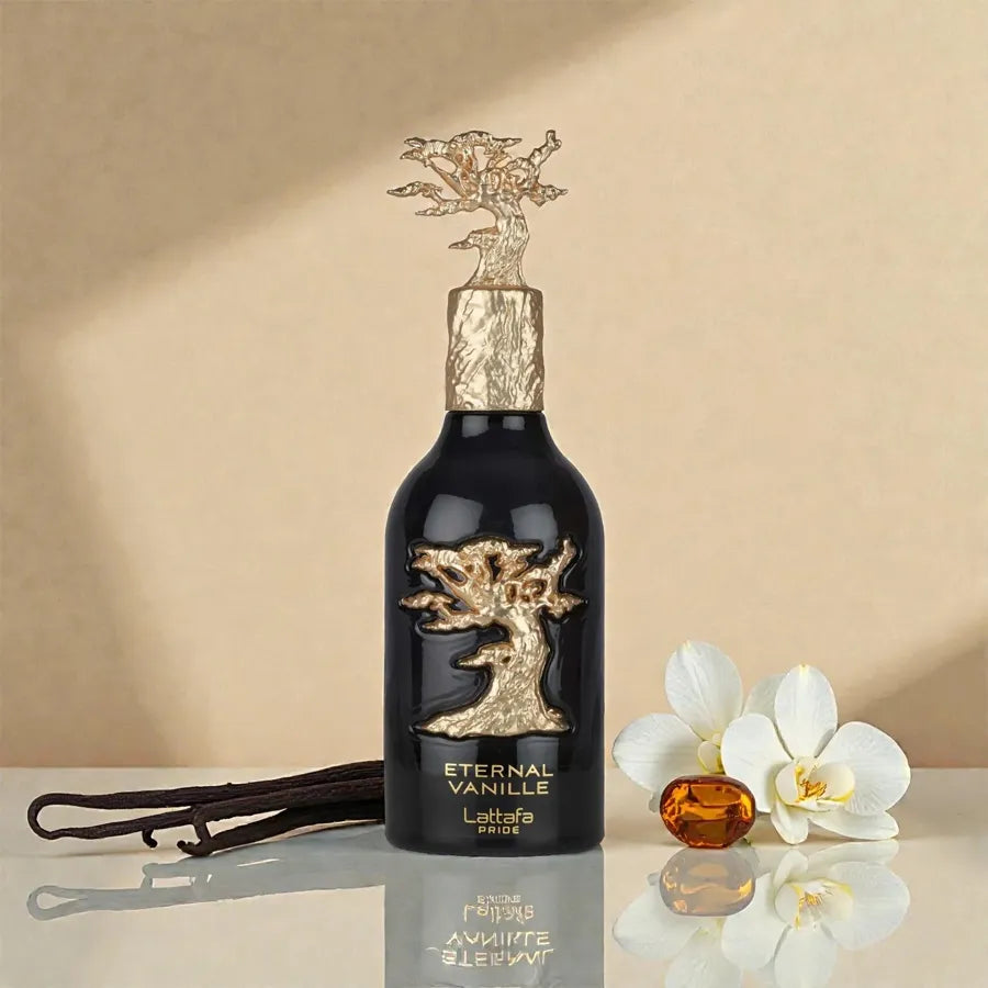 Vista frontal Eternal Vanille Lattafa Pride perfume original