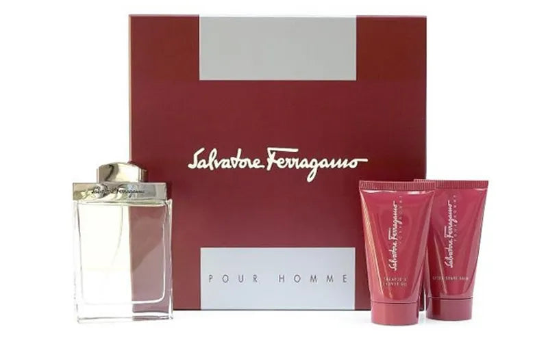 Fragancia masculina Ferragamo Pour Hombre con notas cítricas y amaderadas en presentación de regalo 100ml
