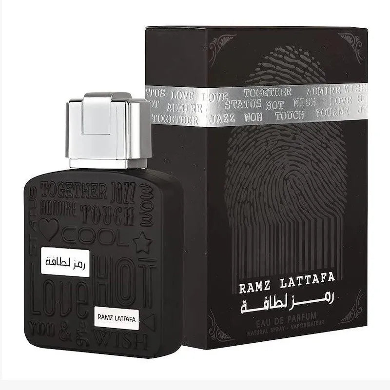 Perfume oriental Lattafa Ramz Silver hombre 100ml Eau de Parfum larga duración

